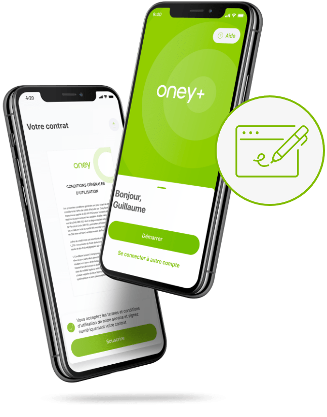 Souscrire application Oney+