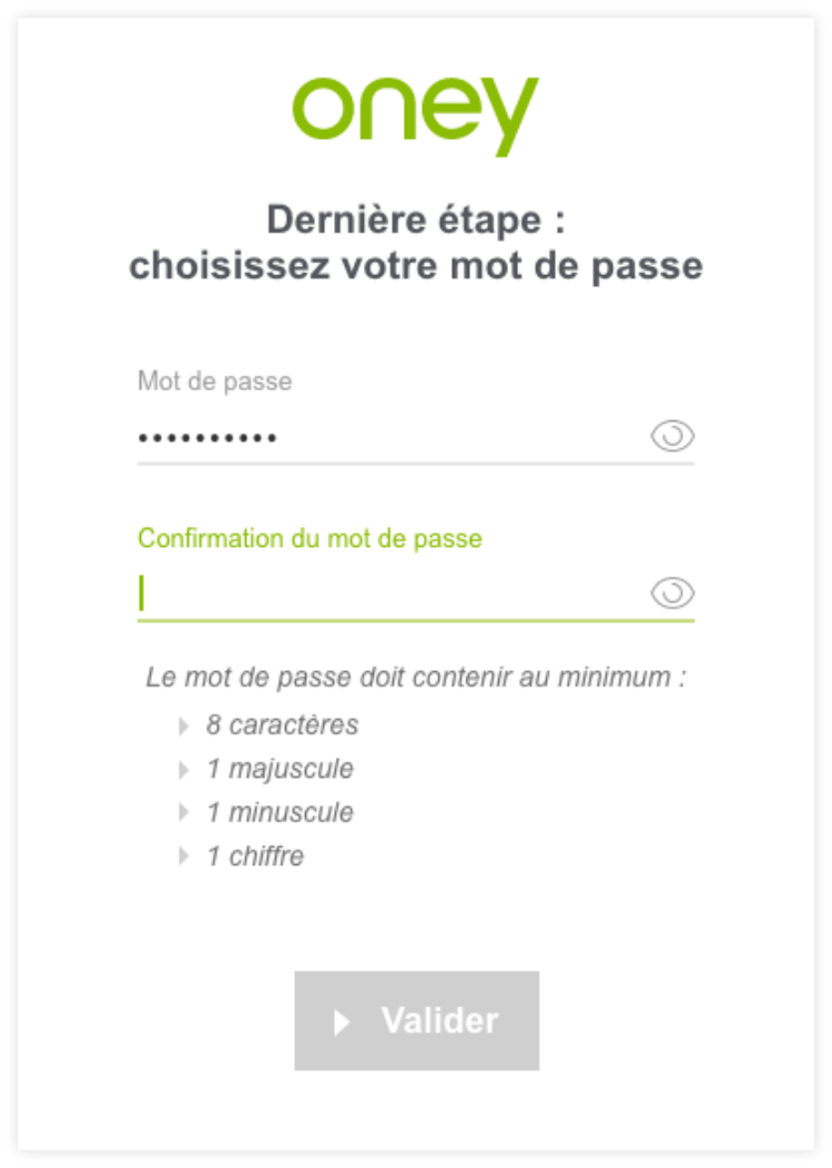 Connexion à votre compte étape 4